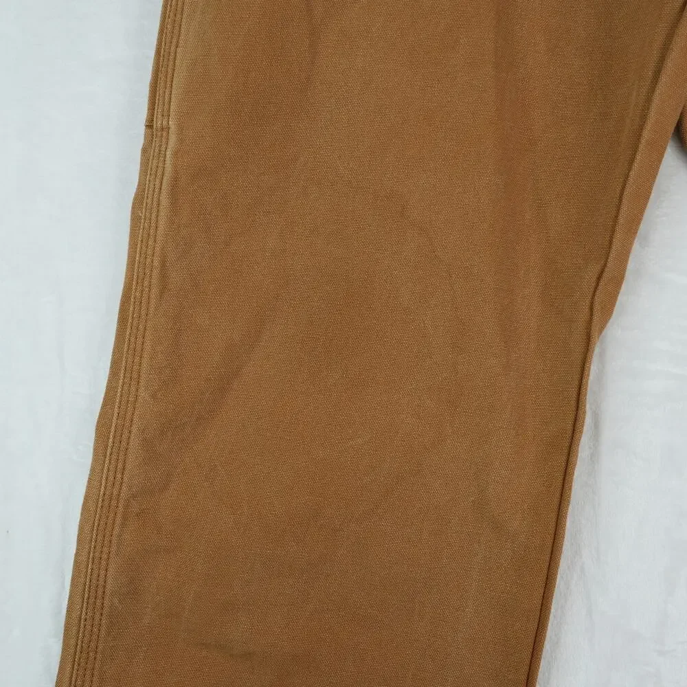 Dickies Carpenter Pants Mens 34x30 Brown Canvas Workwear‎ Utility Patina Rugged